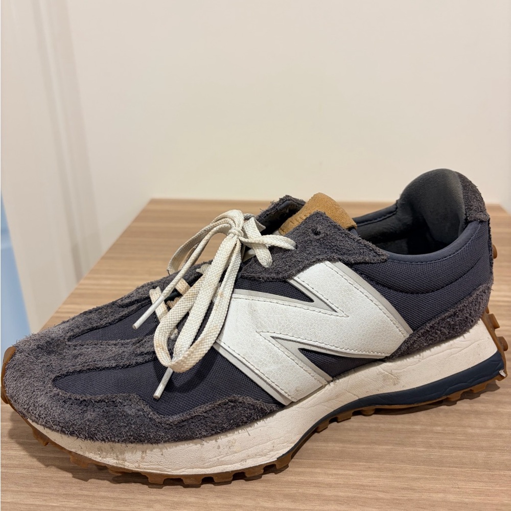 New Balance 327, Eggplant Gray and White Women's Sneakers